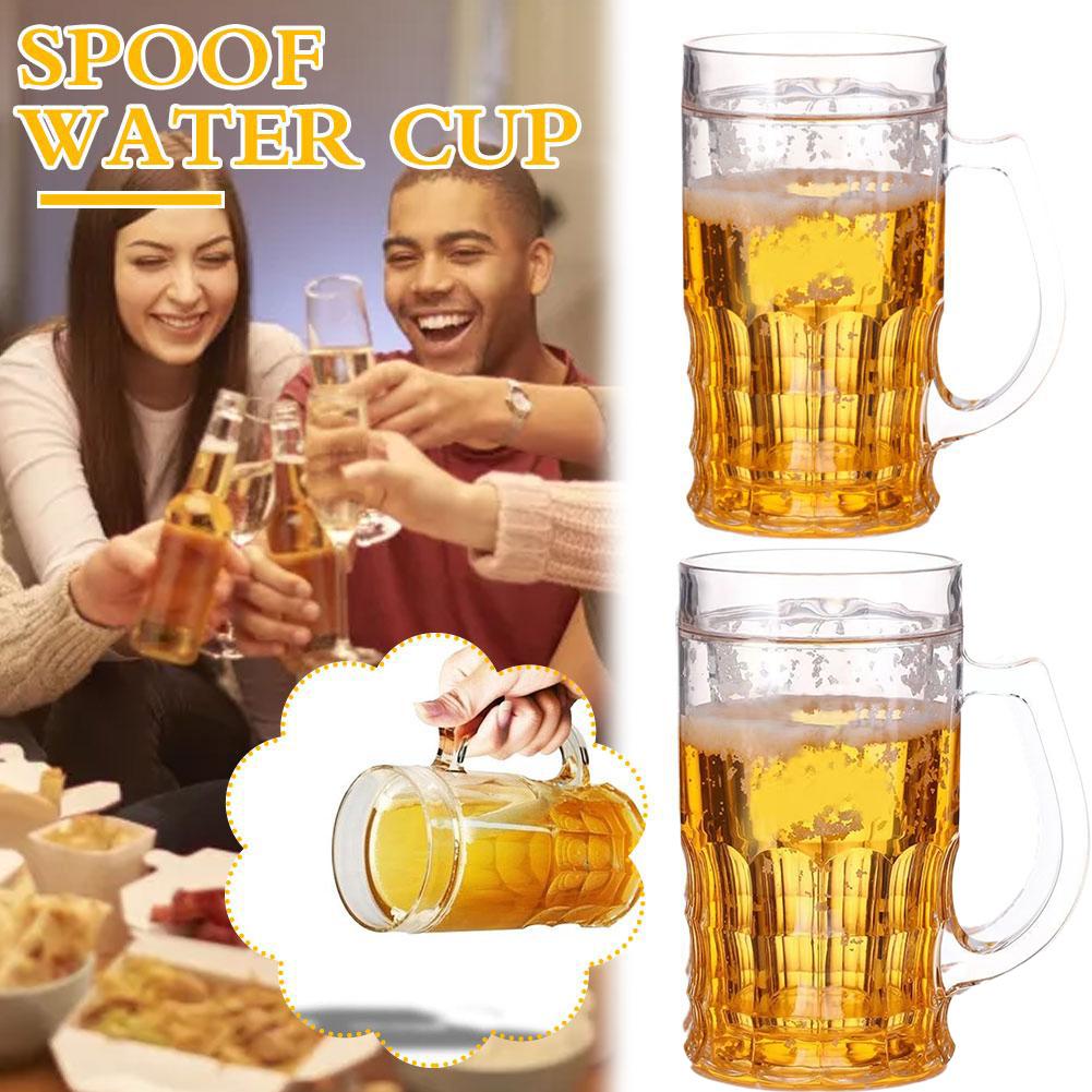 Double Wall Mug - Çift Cidarlı Sahte Buzlu Bira Bardağı,