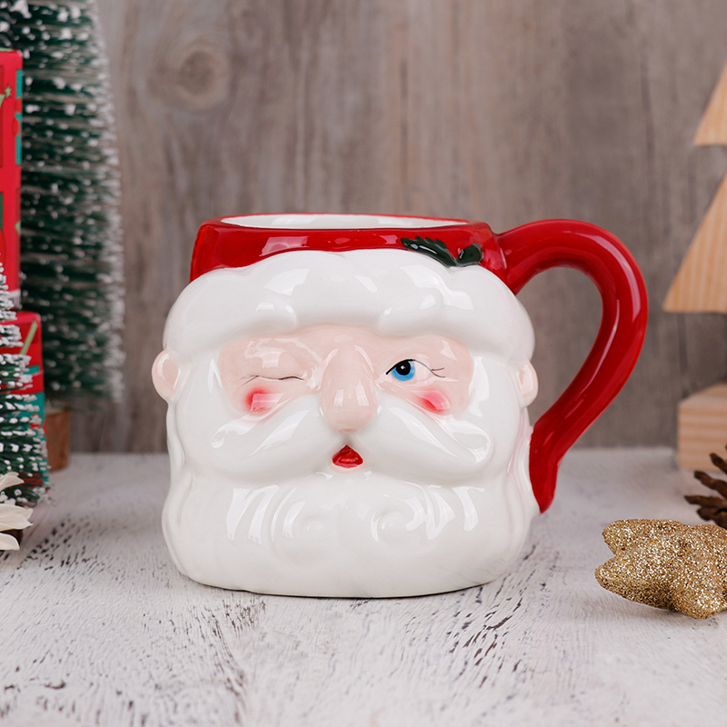 Coffee Tea Festival - Noel 3D Noel Baba Seramik Kupa