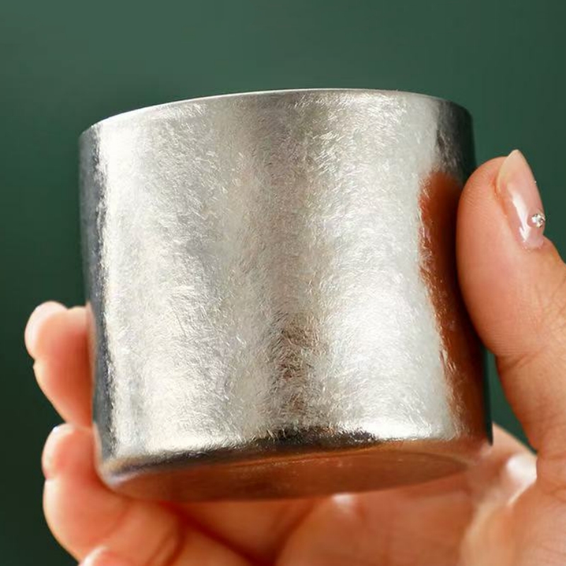 Double Wall Mug - Saf Titanyum Çift Cidarlı Mini Kahve