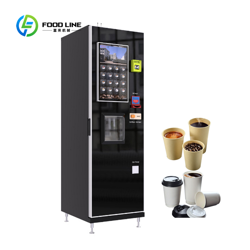 Coffee Tea Vending Machine For Office - Self Servis Kahve Otomatı Dokunmatik Ekranlı