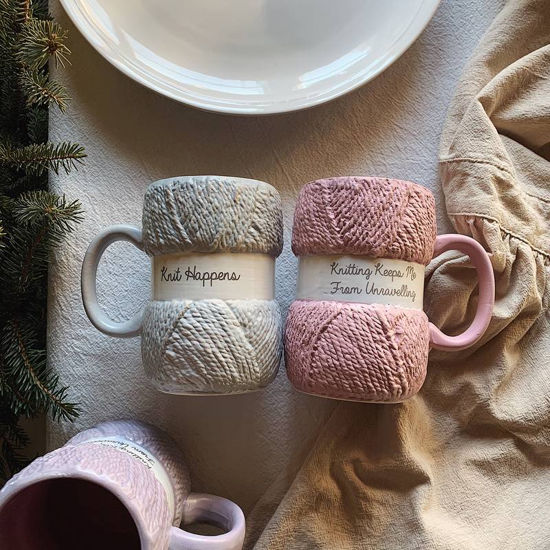 Best Tea Coffee - Yaratıcı Renkli Yün Seramik Kupalar kahve