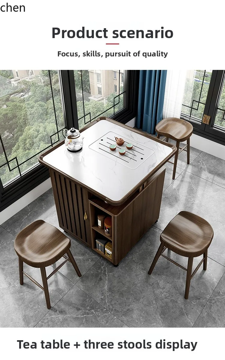 Tea & Coffee Quận 1 - i5.15 Tekerlekli, Taş Tablalı ve Masif