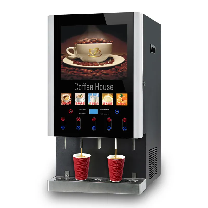 Coffee Tea Vending Machine For Office - 50SCW-12L Buzlu Kahve Otomatı Ticari Hazır