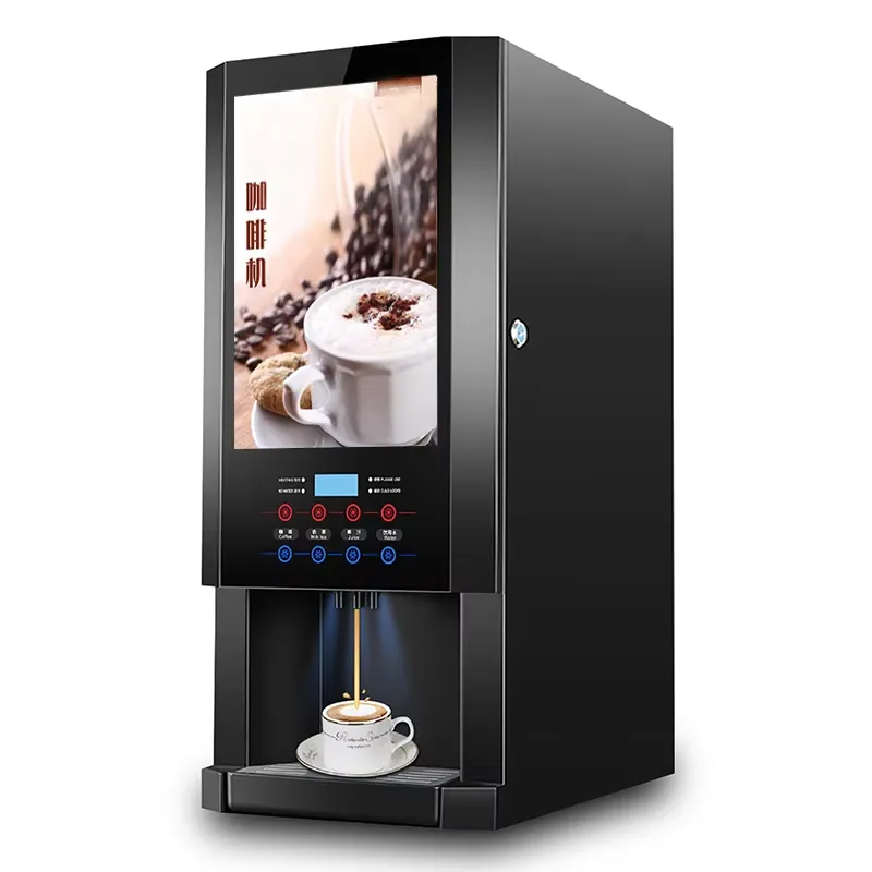 Coffee Tea Vending Machine For Office - 30SCW-8 Otomatik Kahve Makinesi Anında Sütlü