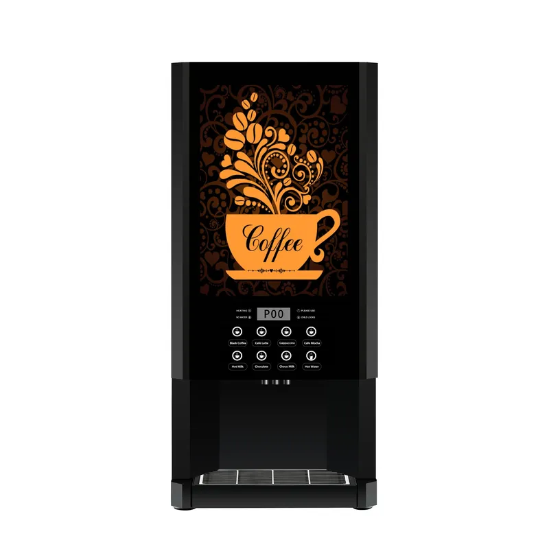 Coffee Tea Vending Machine For Office - E308F Otomatik Kahve Otomatı 8 Sıcak