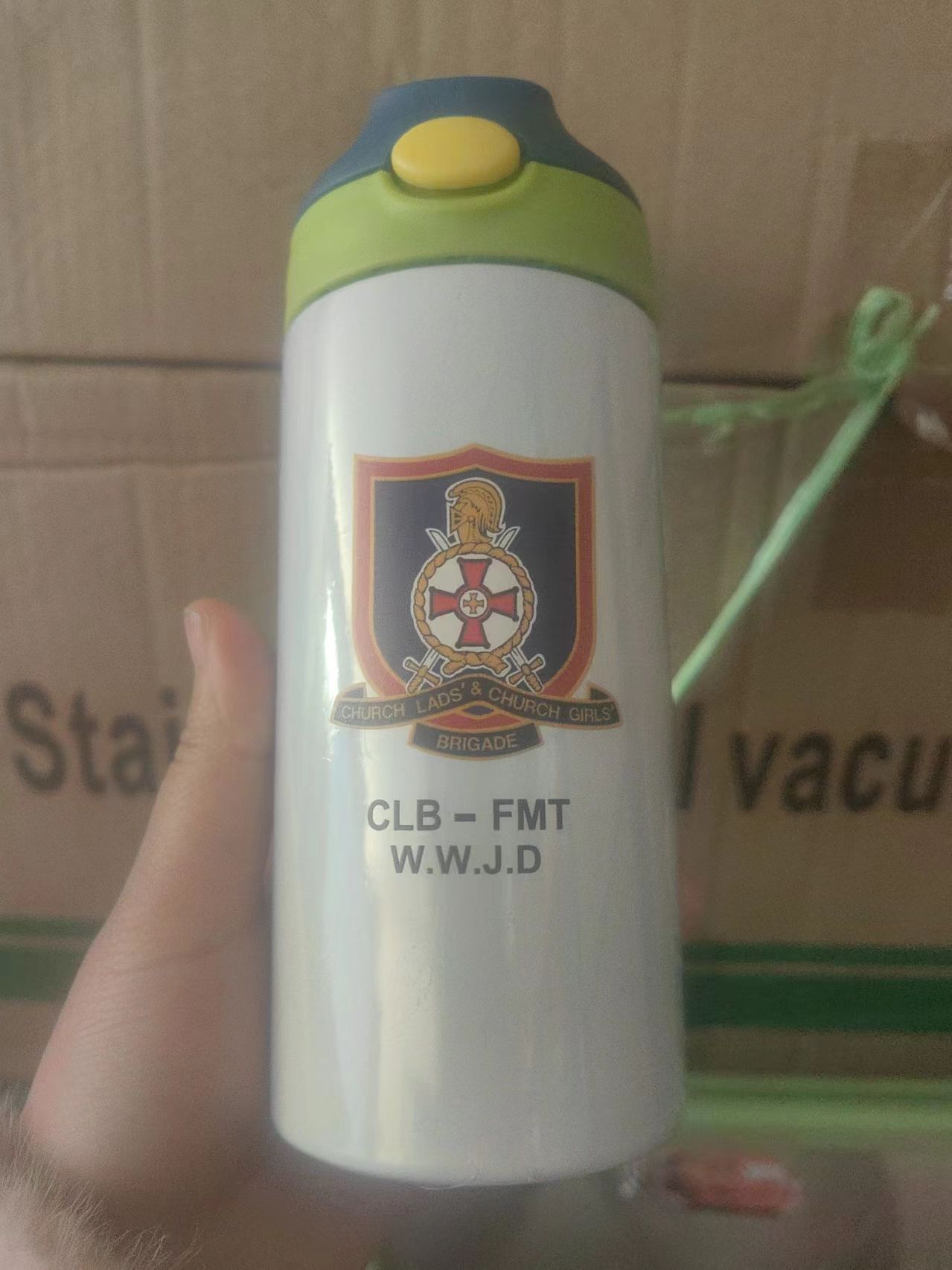 Double Wall Mug - Özel LOGO Baskılı 12oz Düz Pipetli