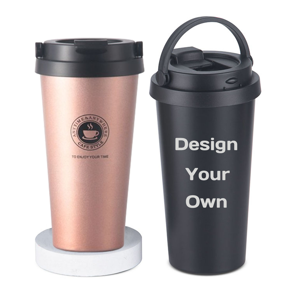 Double Wall Mug - Yalıtımlı Seyahat Kahve Kupası 473 ml