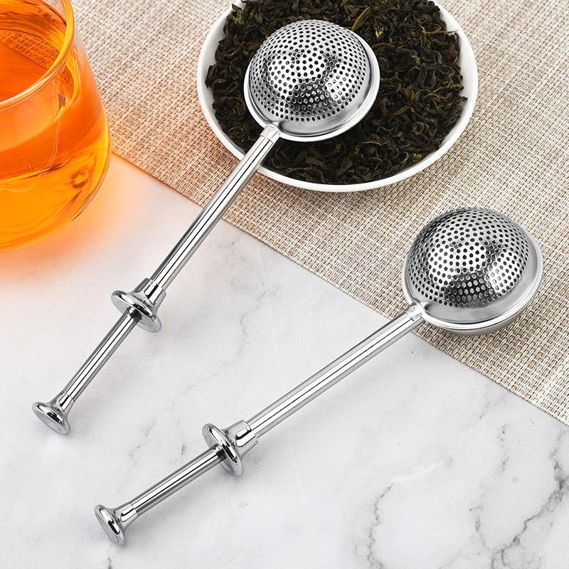Tea Strainer Mesh - Uzun Saplı Paslanmaz Çelik Çay Demlik