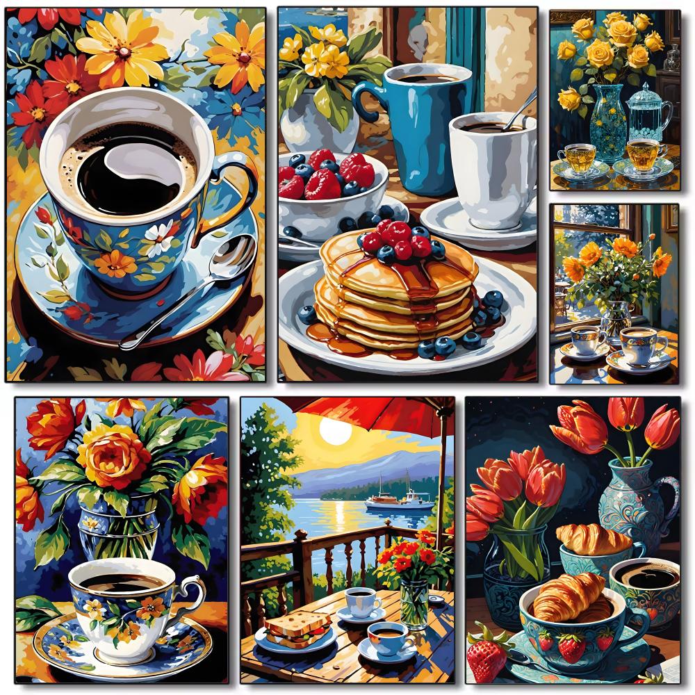İkindi çayı kahve fincanı Post - Coffee Tea Poster incelemesi ve fiyatı