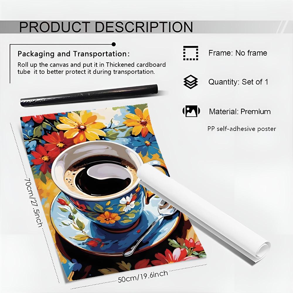 İkindi çayı kahve fincanı Post - Coffee Tea Poster incelemesi ve fiyatı