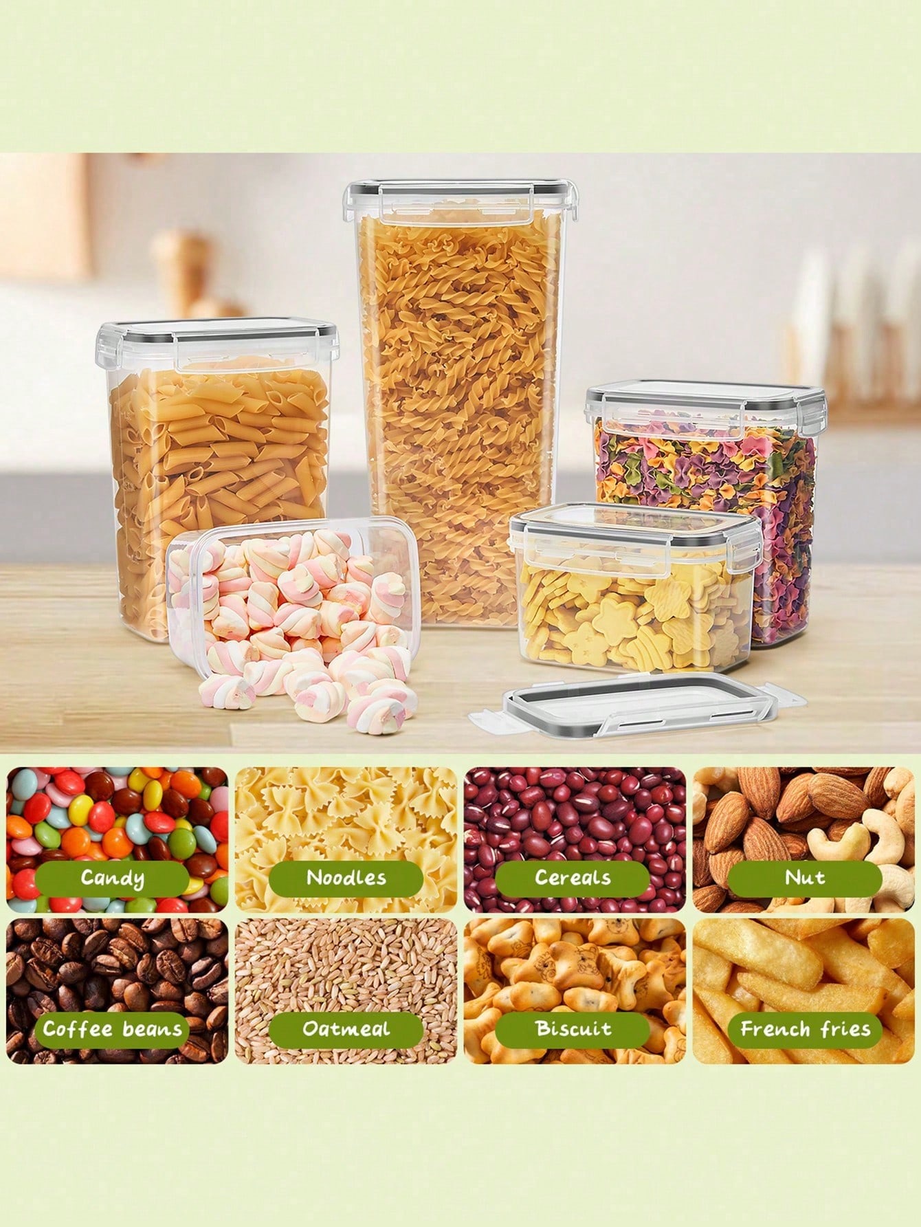 48 adet Hava Geçirmeyen Gıda S - Tea Coffee Sugar Container incelemesi ve fiyatı