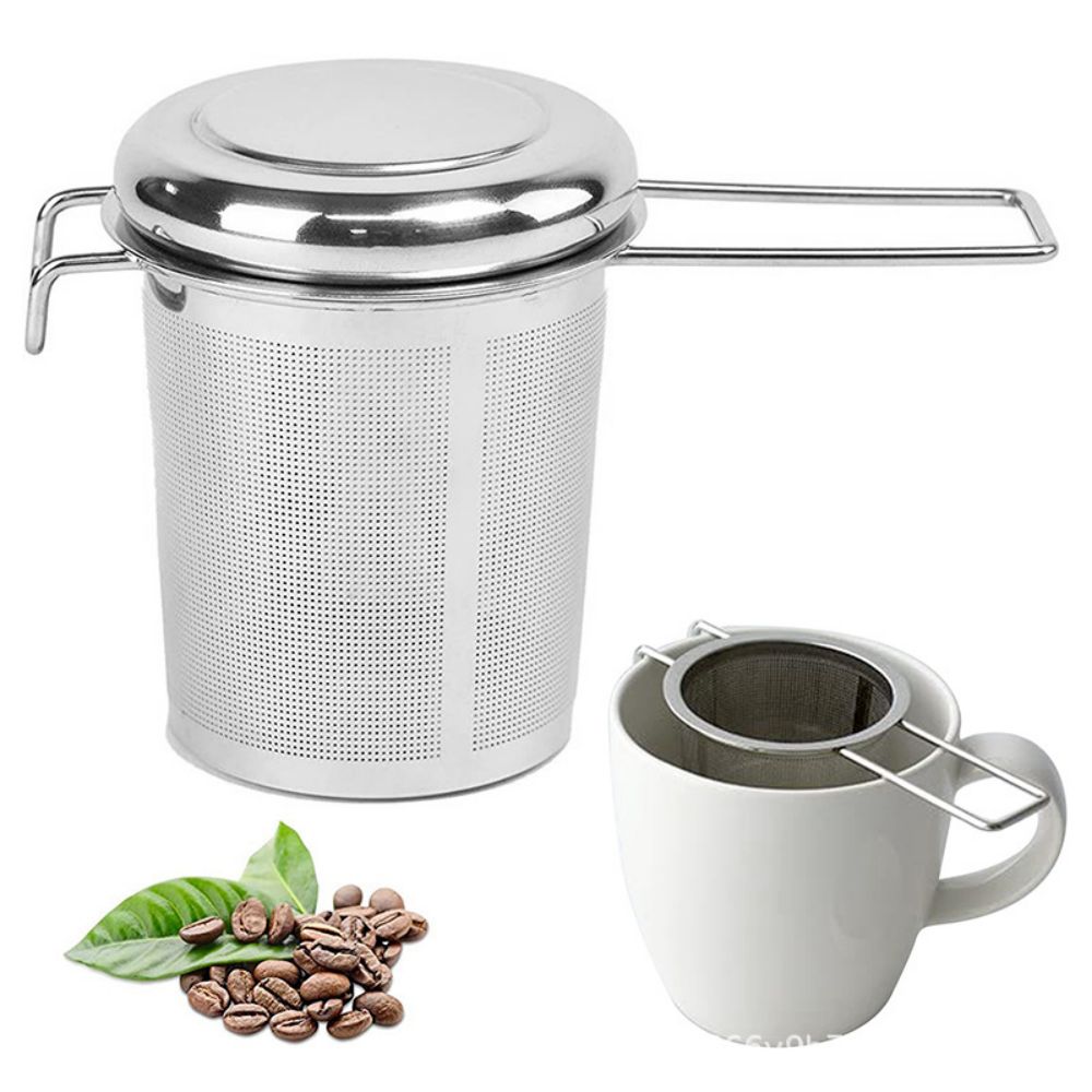 Kapaklı 304 paslanmaz çelik ça - Tea Strainer Mesh incelemesi ve fiyatı