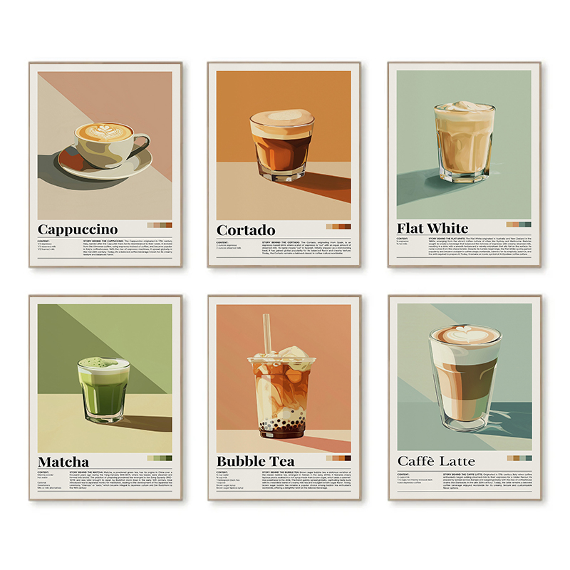 Vintage Kahve İçecek Posterler - Coffee Tea Poster incelemesi ve fiyatı