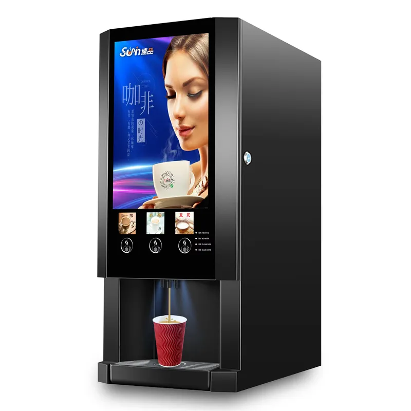 E30S Otomatik Kahve Otomatı 3  - Coffee Tea Vending Machine For Office incelemesi ve fiyatı