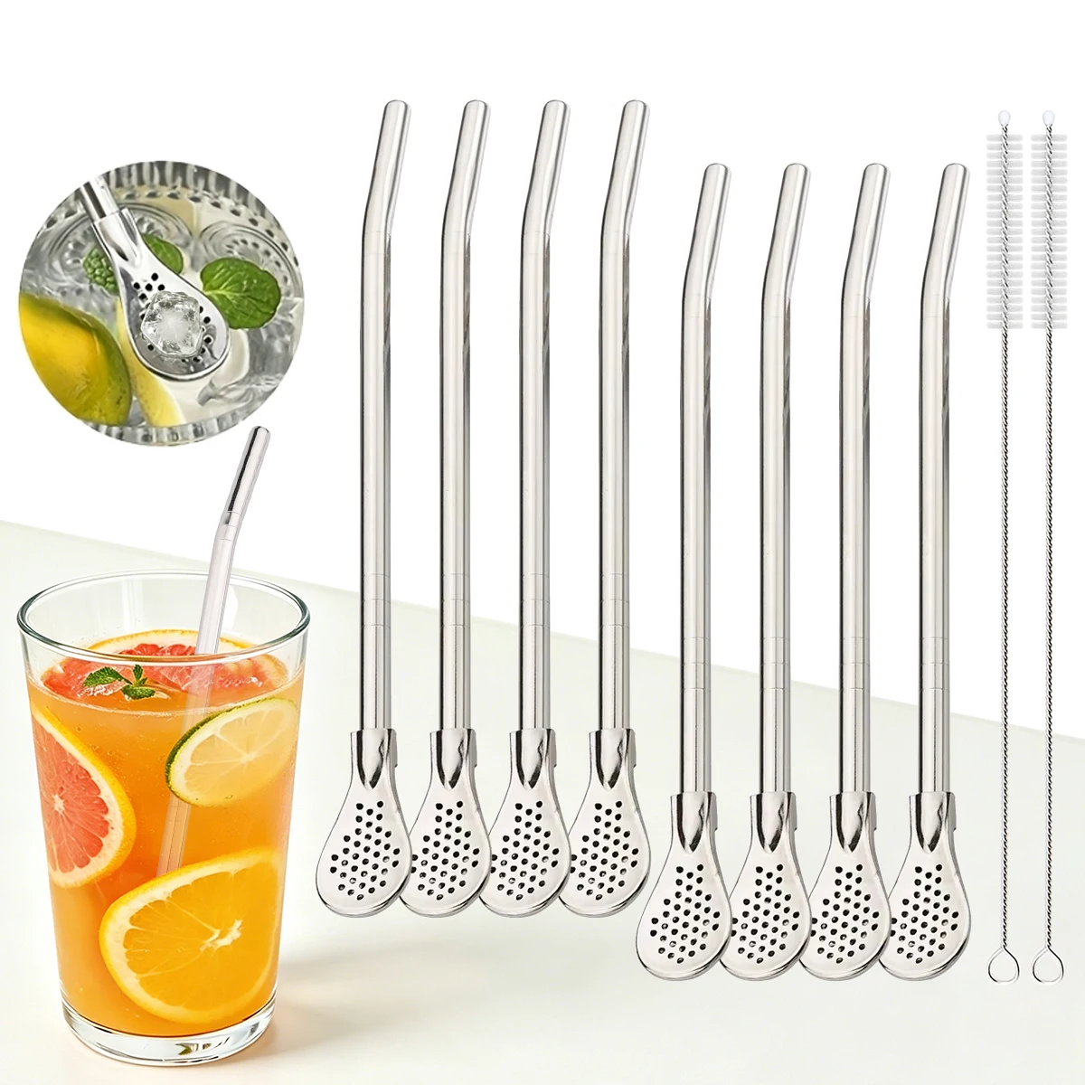 8 adet filtre çay pipet kaşık  - Coffee Tea Spoon incelemesi ve fiyatı