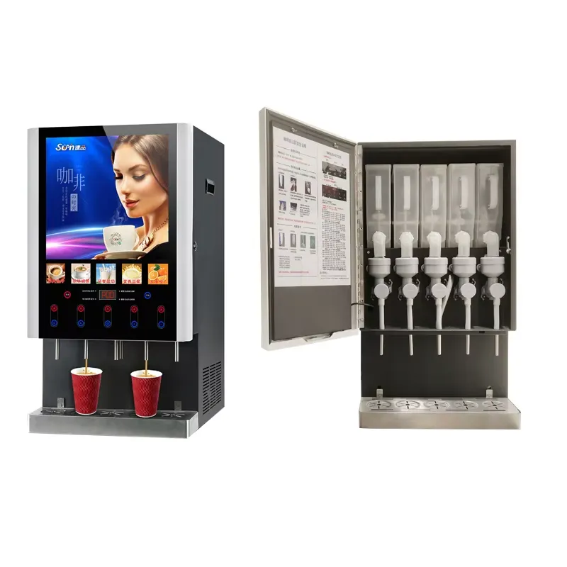 50SCW-12 Otomatik Kahve Otomat - Coffee Tea Vending Machine For Office incelemesi ve fiyatı