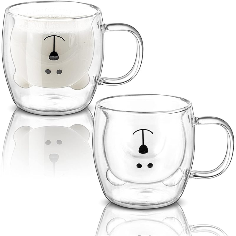 A76I-Sevimli Ayı Tasarımlı 2'l - Double Wall Mug incelemesi ve fiyatı