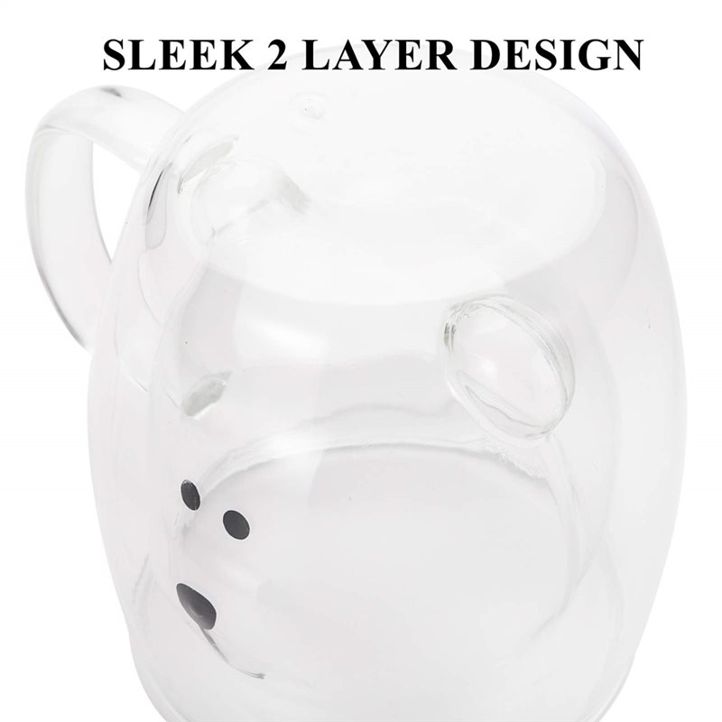 A76I-Sevimli Ayı Tasarımlı 2'l - Double Wall Mug incelemesi ve fiyatı