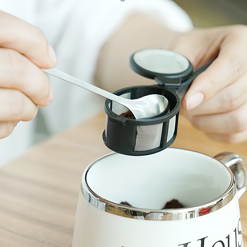 1 adet kahve kapsülü toz filtr - Coffee Tea Spoon incelemesi ve fiyatı