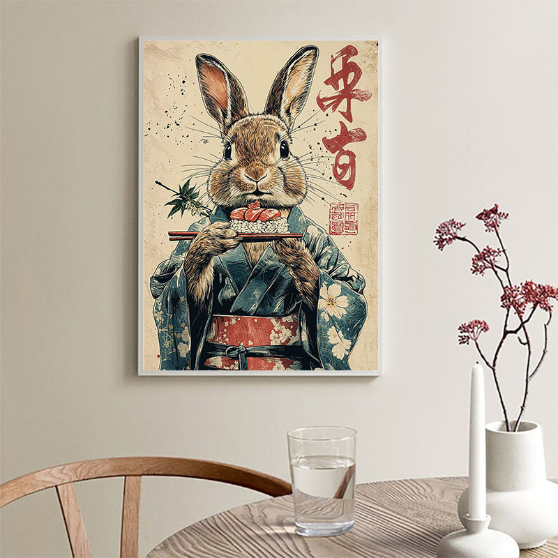 Retro japon kurbağa içecek kah - Coffee Tea Poster incelemesi ve fiyatı