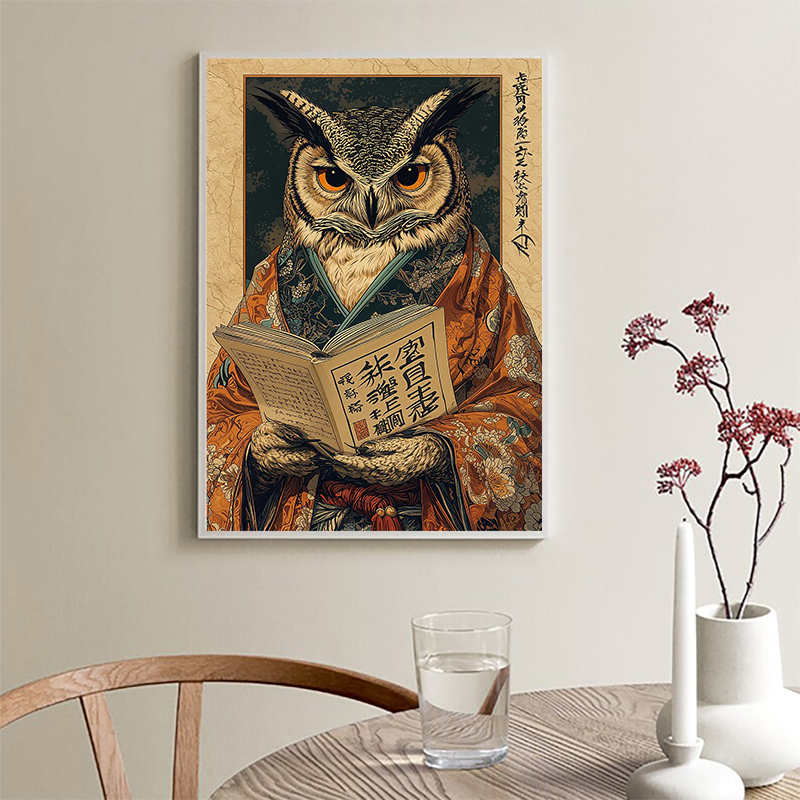 Retro japon kurbağa içecek kah - Coffee Tea Poster incelemesi ve fiyatı