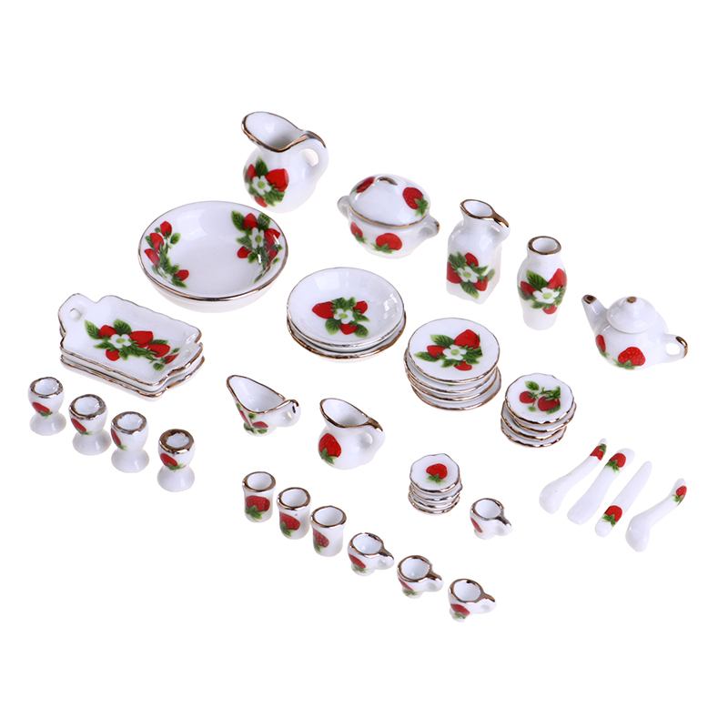 1 takım 1:12 minyatür bebek ev - Coffee Tea And Sugar Set incelemesi ve fiyatı