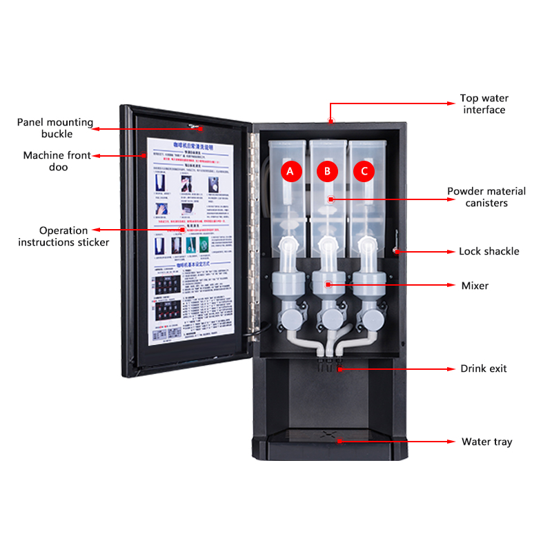 E-30SW Otomatik Hazır Kahve Ma - Coffee Tea Vending Machine For Office incelemesi ve fiyatı