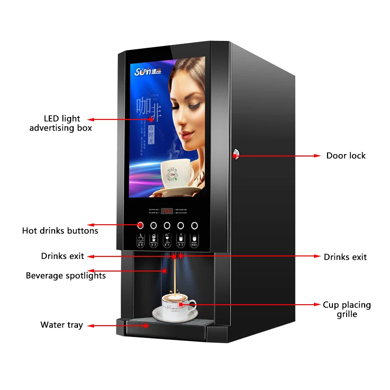 FirmHome StoreE-30SW Otomatik  - Coffee Tea Vending Machine For Office incelemesi ve fiyatı