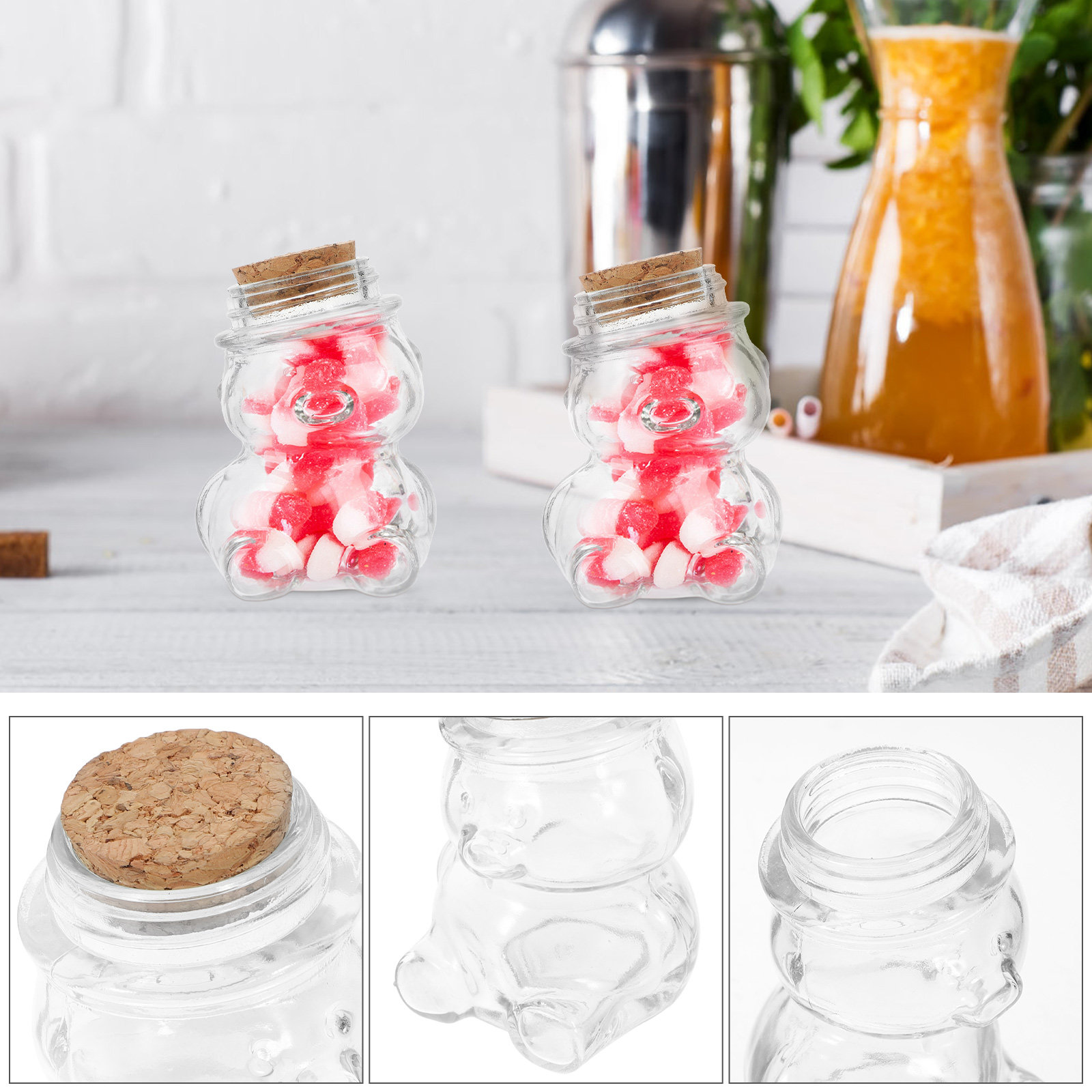 4 adet cam şeker kavanozu seti - Tea Coffee Sugar Container incelemesi ve fiyatı
