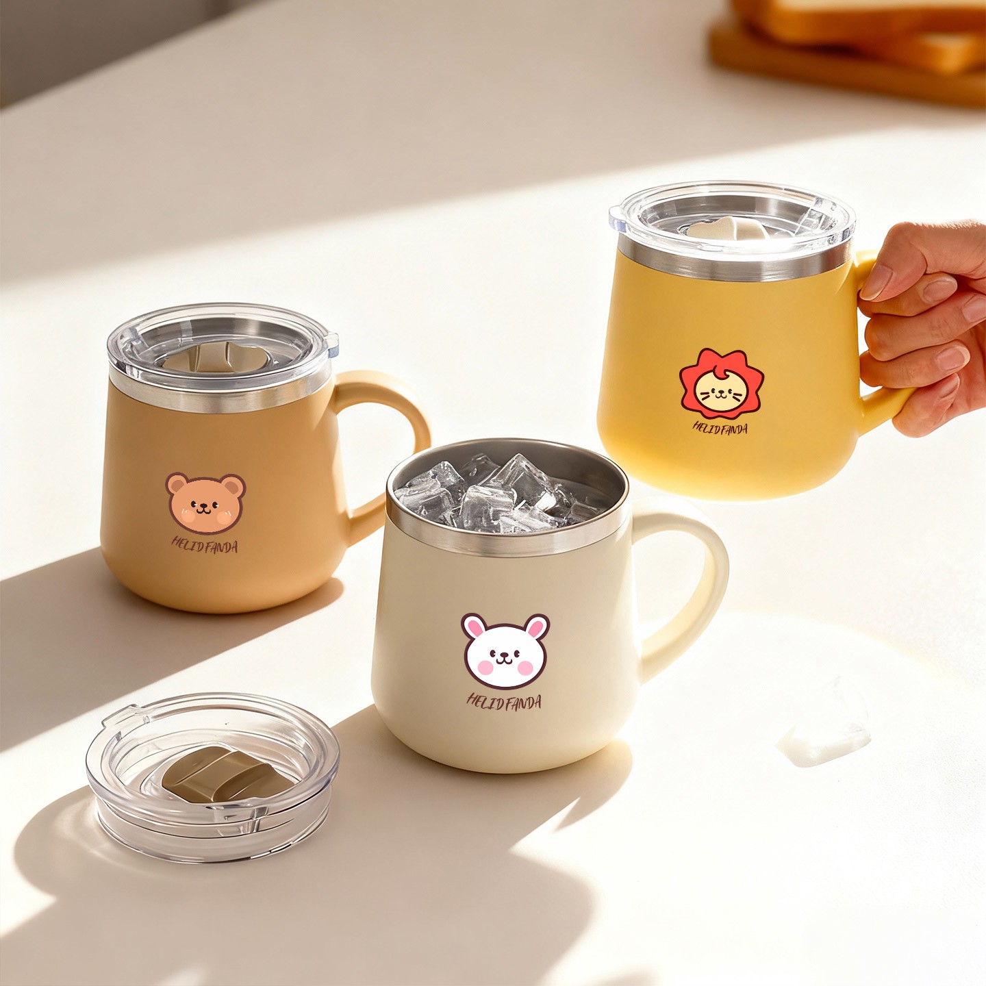 430ML Çizgi Film Desenli 316 P - Double Wall Mug incelemesi ve fiyatı