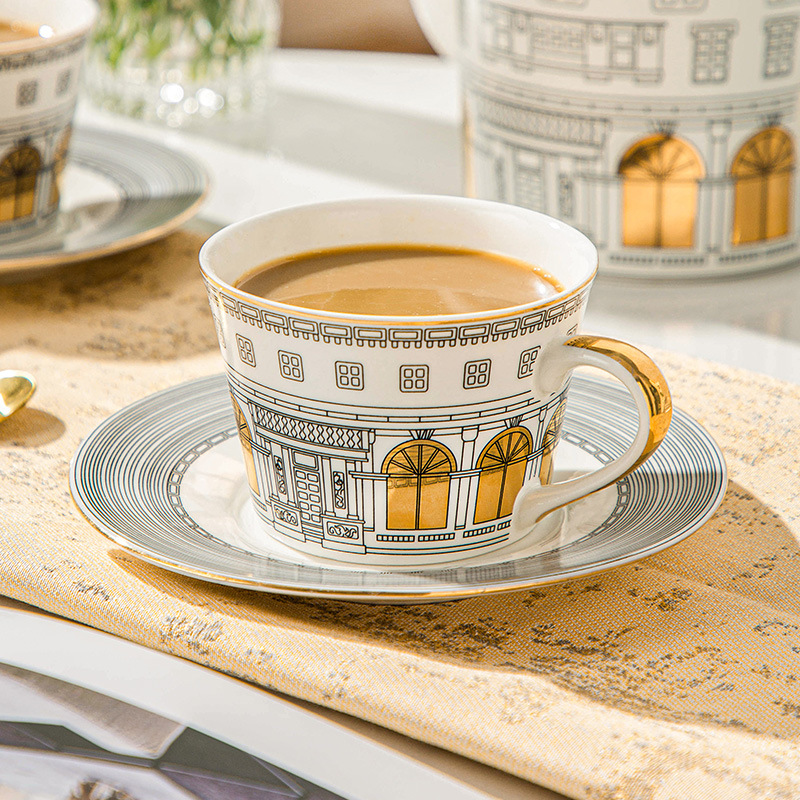 Mimari Fincan ve Tabağı Kahve  - Coffee Tea And Sugar Set incelemesi ve fiyatı