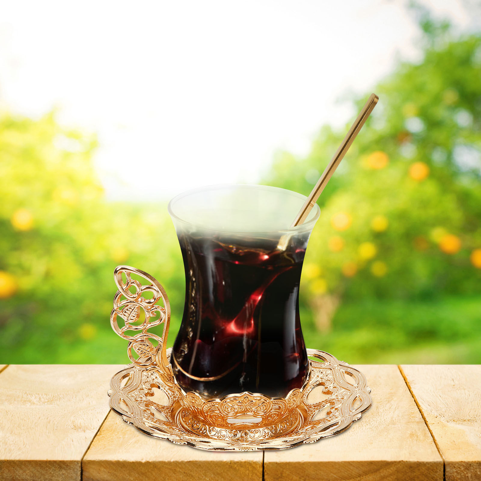 1 Takım Cam Kahve Fincan Seti, - Coffee Tea Spoon incelemesi ve fiyatı